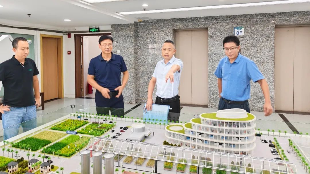 海南省農業農村廳種業管理處郭烈鐘處長一行考察調研波蓮生物